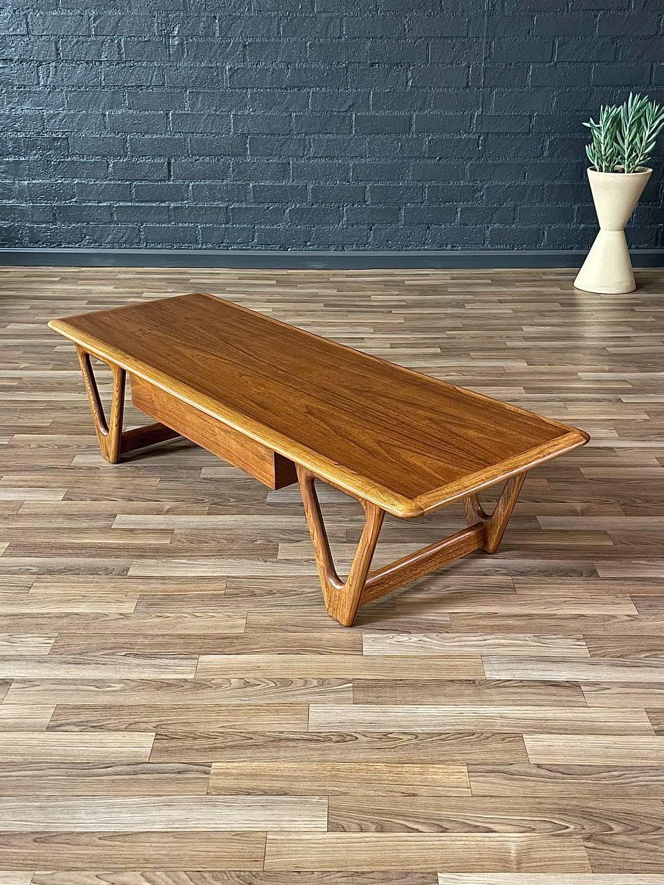 Mid-20th Century Newly Refinished - Mid-Century Modern “Perception” Coffee Table by Lane