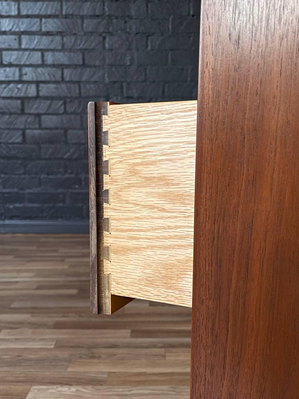 Newly Refinished -Mid-Century Modern “Profile” Highboy Dresser by John Van Koert 3