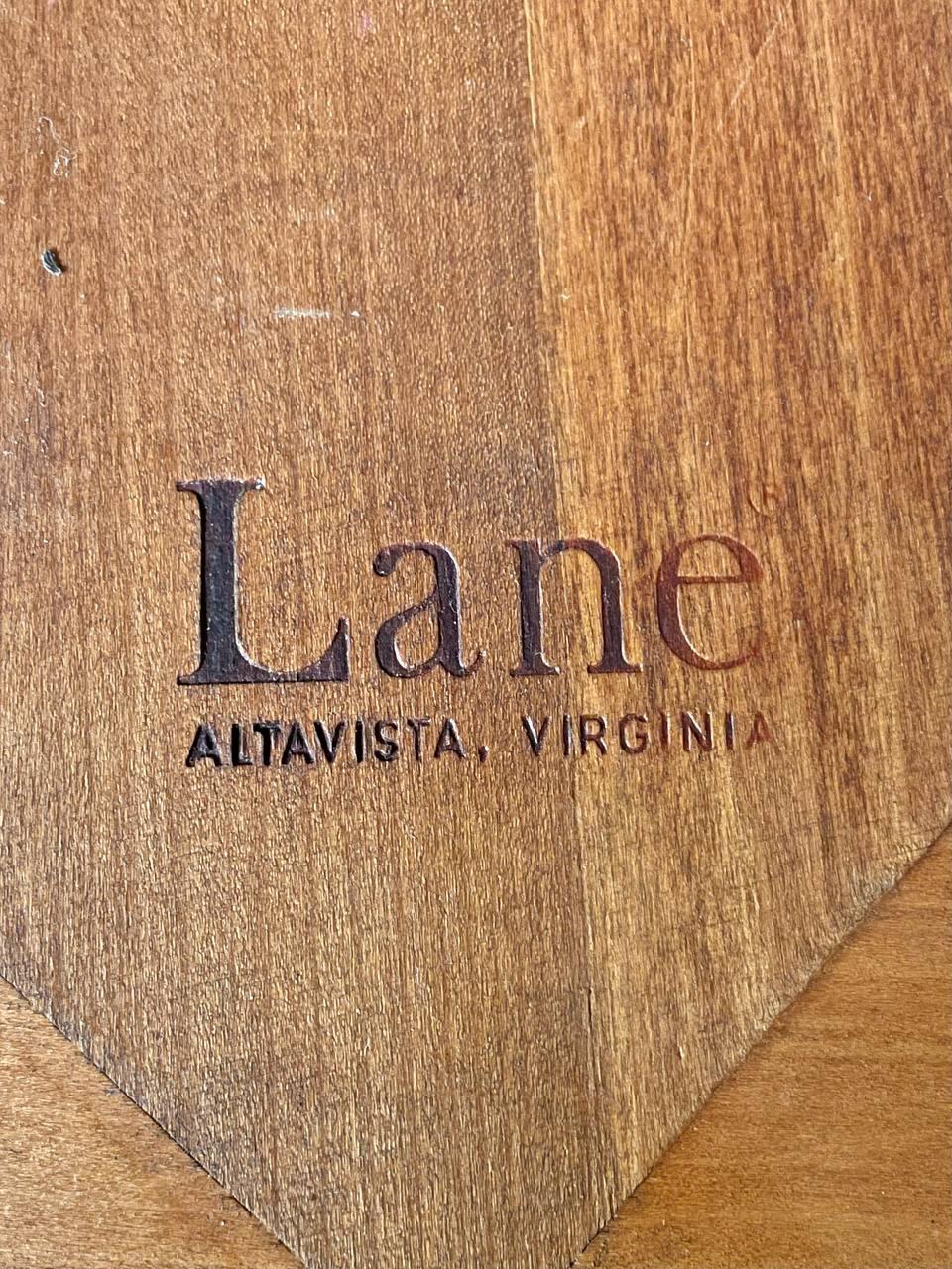 Newly Refinished - Mid-Century Modern “Rhythm” Round Side Table by Lane 4