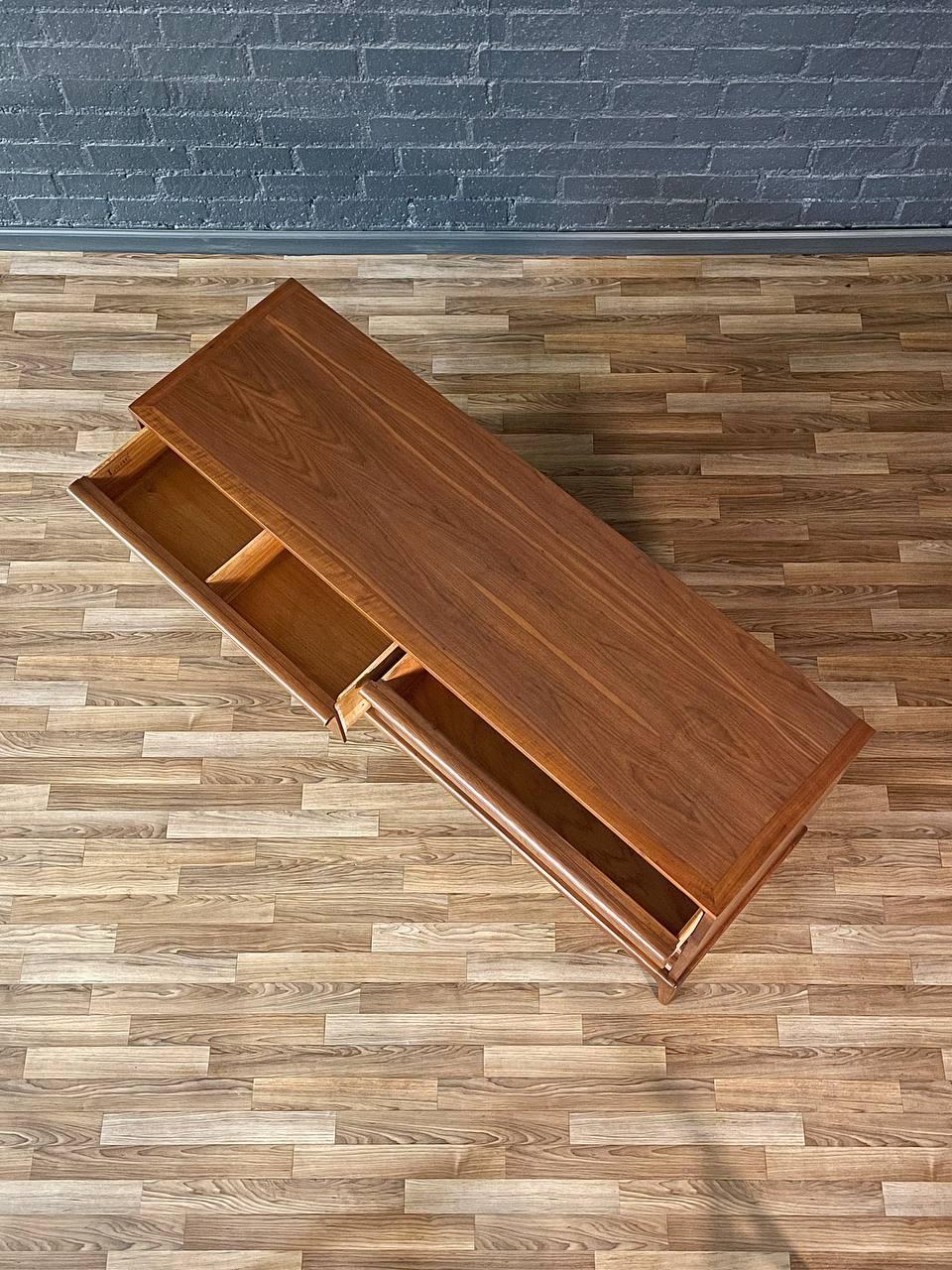 Newly Refinished - Mid-Century Modern “Rhythm” Walnut Dresser by Lane 2