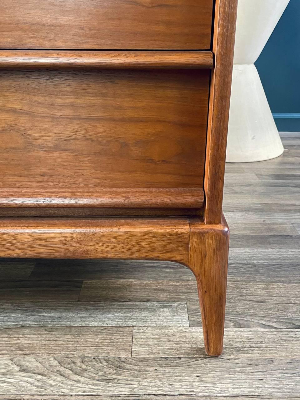 Newly Refinished - Mid-Century Modern “Rhythm” Walnut Dresser by Lane 4