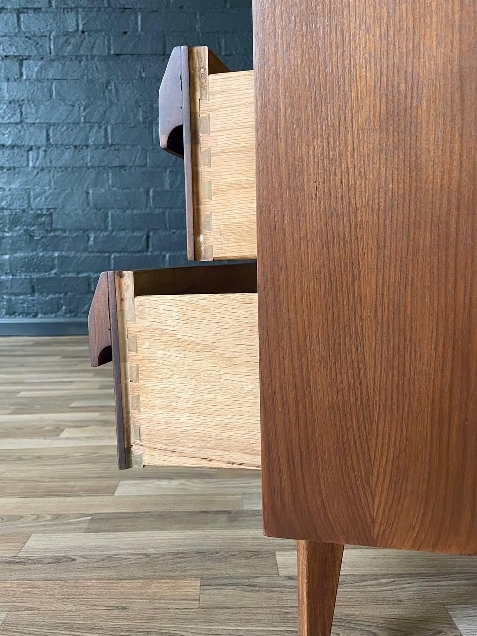 Newly Refinished - Mid-Century Modern “Rhythm” Walnut Highboy Dresser by Lane 4