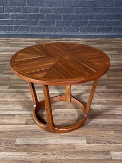 Newly Refinished - Mid-Century Modern “Rhythm” Walnut Side Table by Lane
