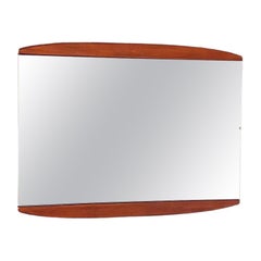 Miroir sculpté de style moderne du milieu du siècle par Heywood Wakefield