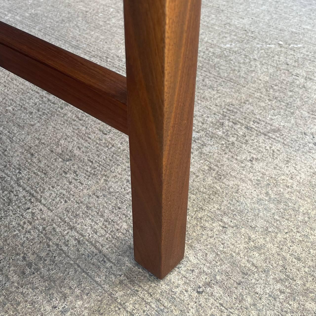 Newly Refinished - Mid-Century Modern Sculpted Walnut Coffee Table For Sale 5