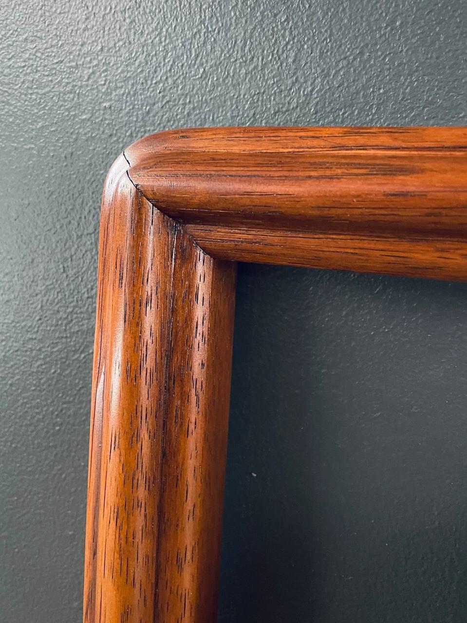 Newly Refinished - Mid-Century Modern Sculpted Walnut Headboard by Lane 2