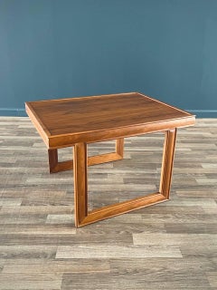 Newly Refinished - Mid-Century Modern Side Table by John Keal for Brown Saltman