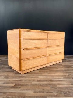 Newly Refinished - Mid-Century Modern Solid Birch Dresser by Heywood Wakefield
