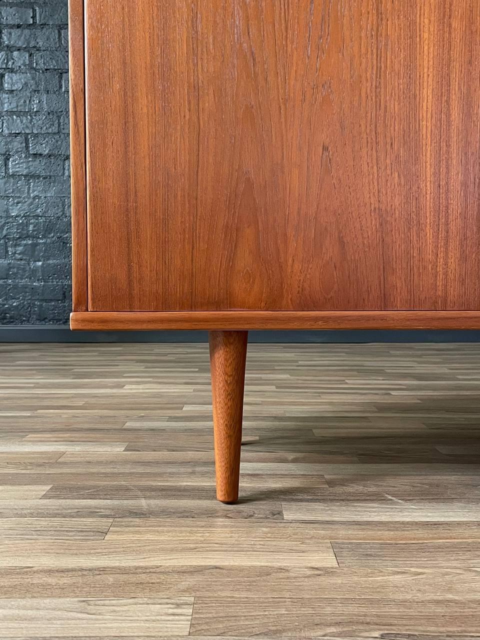 Newly Refinished - Mid-Century Modern Teak Credenza 3