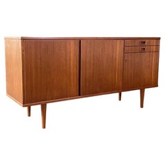 Newly Refinished - Mid-Century Modern Teak Credenza