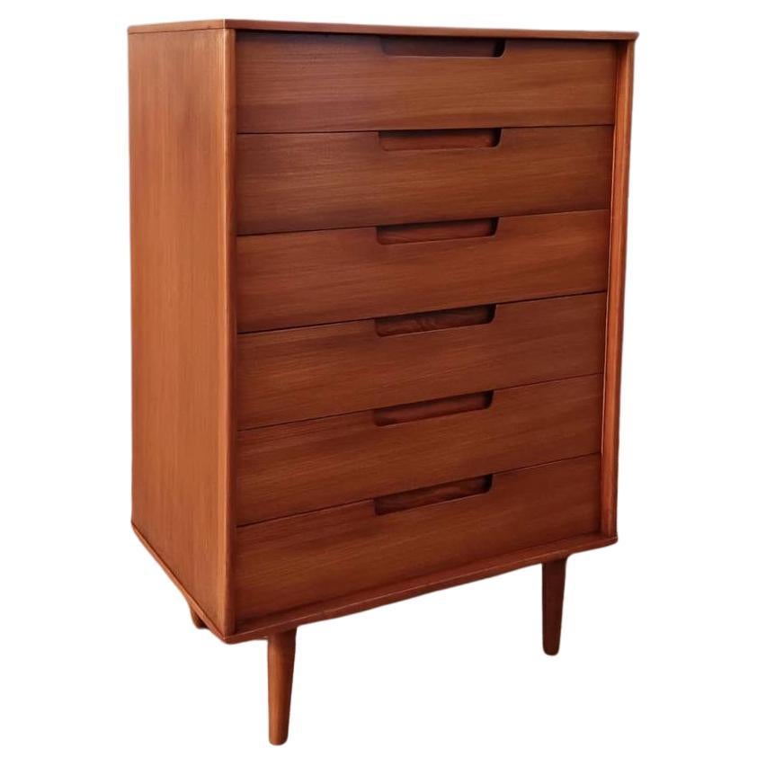 Newly Refinished - Mid-Century Modern “Todays Living” Highboy Dresser  For Sale