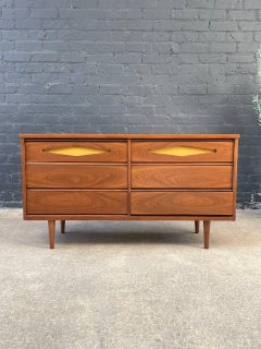 Newly Refinished - Mid-Century Modern Two-Tone Dresser, c.1960’s