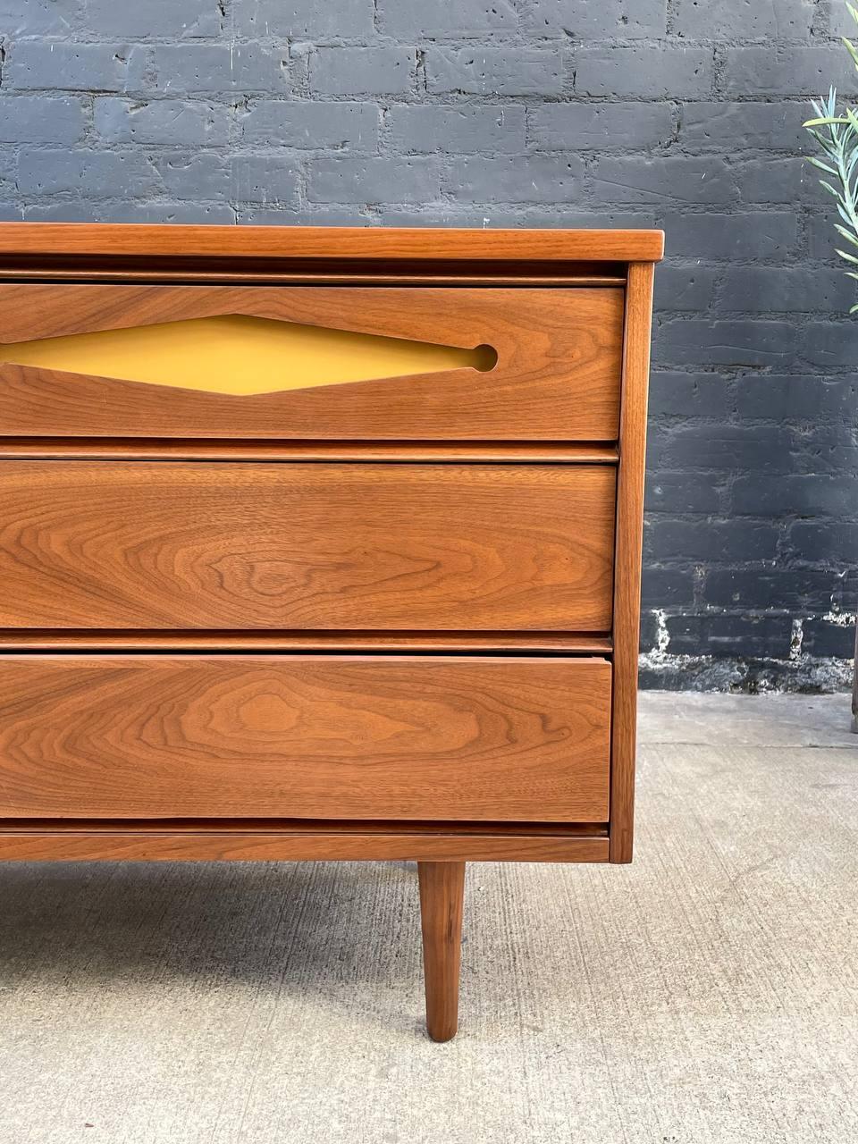 Newly Refinished - Mid-Century Modern Two-Tone Dresser, c.1960’s 1