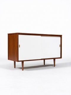Newly Refinished - Mid-Century Modern Two-Tone Lacquered Credenza