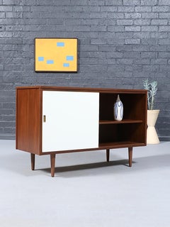 Newly Refinished - Mid-Century Modern Two-Tone Lacquered Credenza