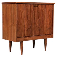 Newly Refinished - Mid Century Modern Vinyl Record Cabinet by Lane