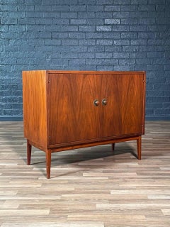 Newly Refinished - Mid-Century Modern Walnut Cabinet by Jack Cartwright