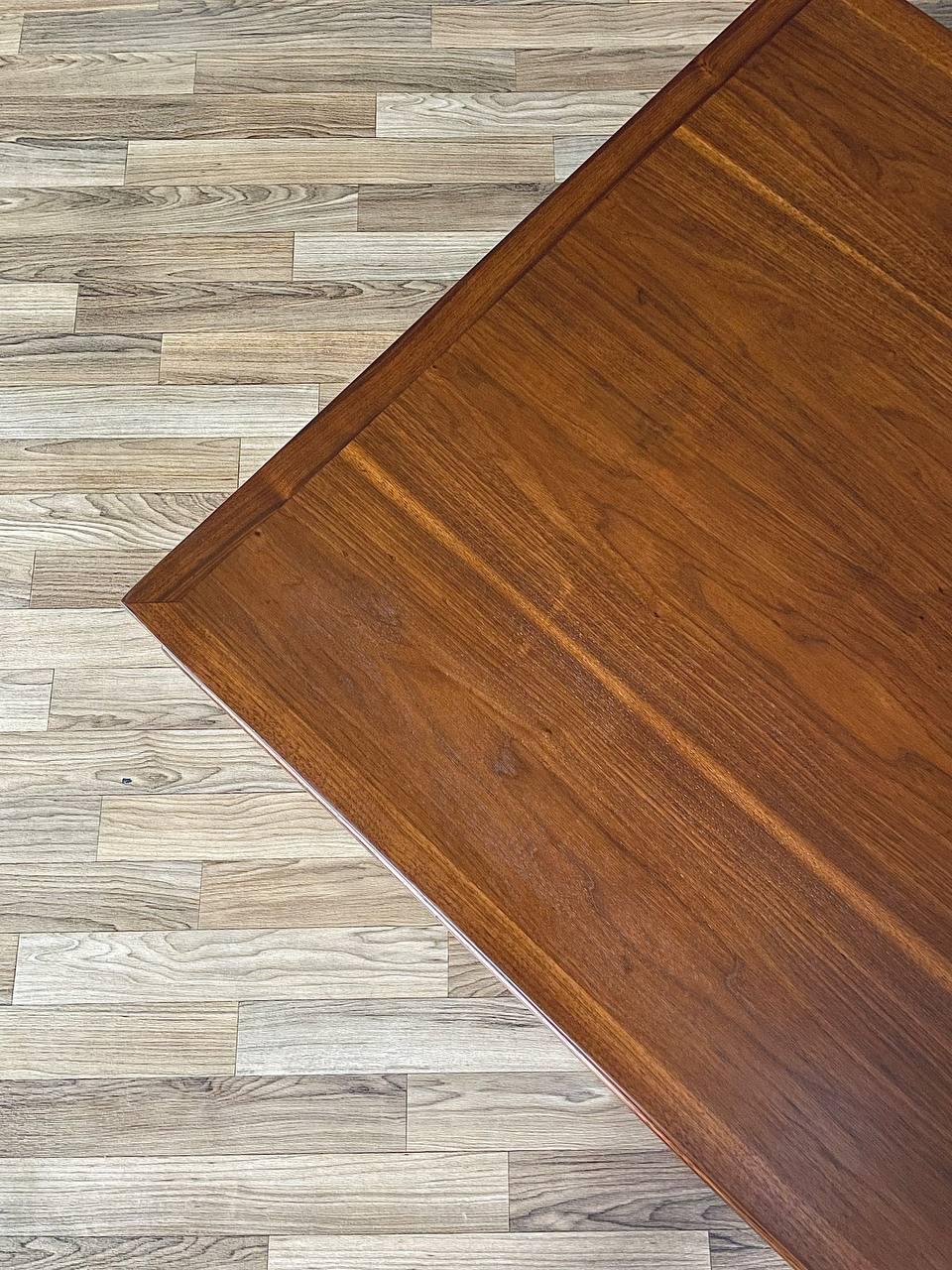 Newly Refinished - Mid-Century Modern Walnut Coffee Table by Lane 3