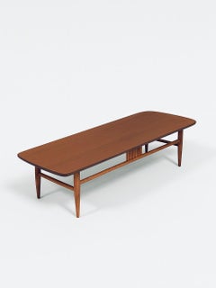 Newly Refinished - Mid-Century Modern Walnut Coffee Table