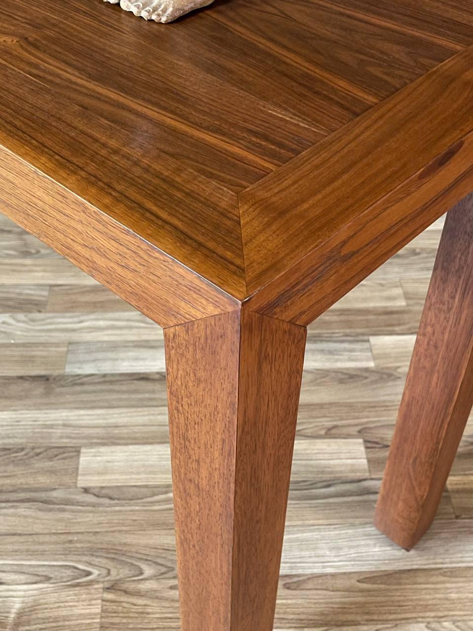 Newly Refinished - Mid-Century Modern Walnut Console Table by Lane 3