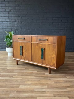 Newly Refinished - Mid-Century Modern Walnut Credenza by Cal-Mode