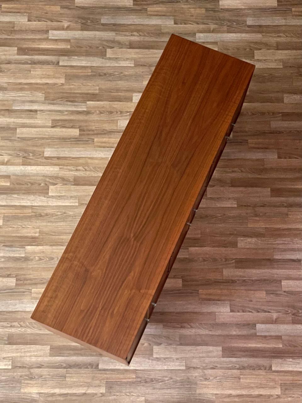 Mid-20th Century Newly Refinished - Mid-Century Modern Walnut Credenza by Ramseur For Sale