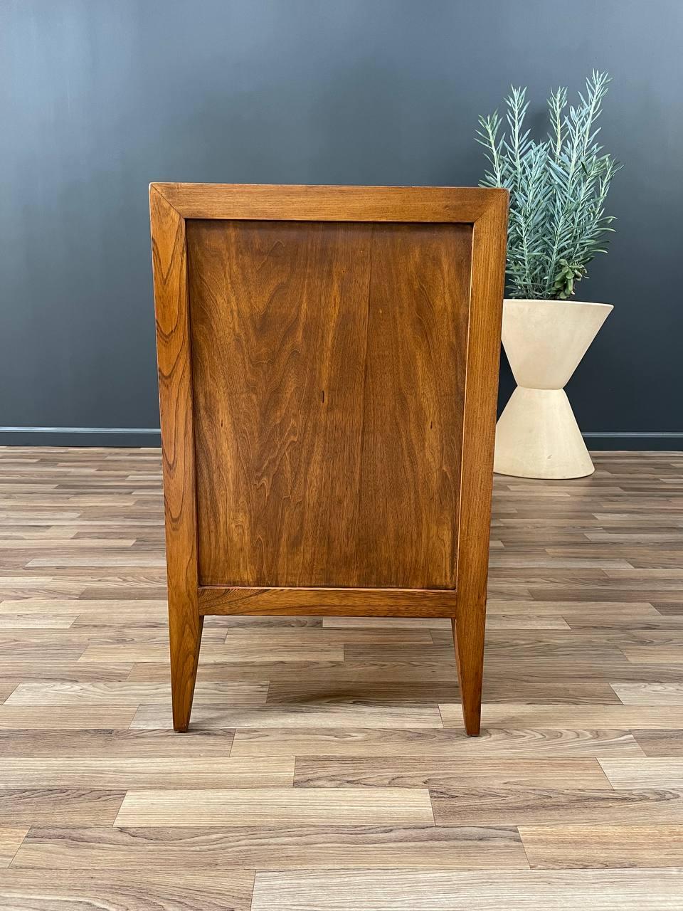 Newly Refinished - Mid-Century Modern Walnut Dresser by Basic Witz 2