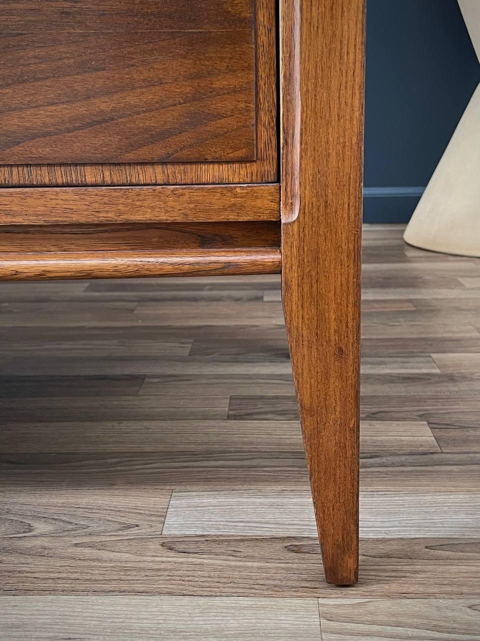 Newly Refinished - Mid-Century Modern Walnut Dresser by Basic Witz 4