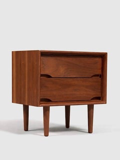 Newly Refinished - Mid-Century Modern Walnut Night Stand by Kent-Coffey