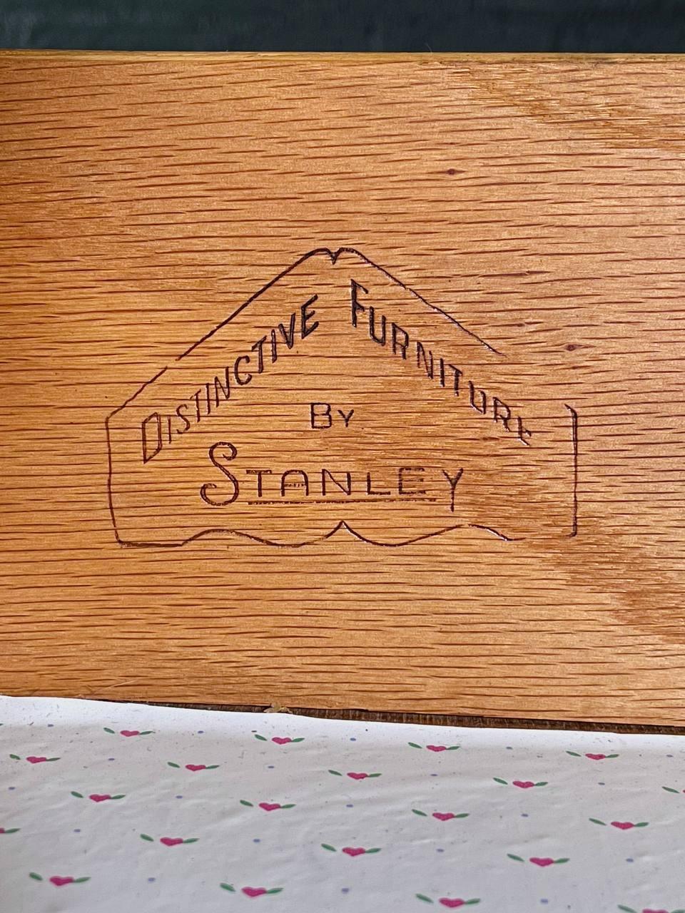 Newly Refinished - Mid-Century Modern Walnut & Rosewood Dresser by Stanley For Sale 4