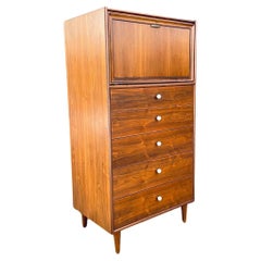 Newly Refinished - Mid-Century Modern Highboy Dresser by Kipp Stewart for Drexel