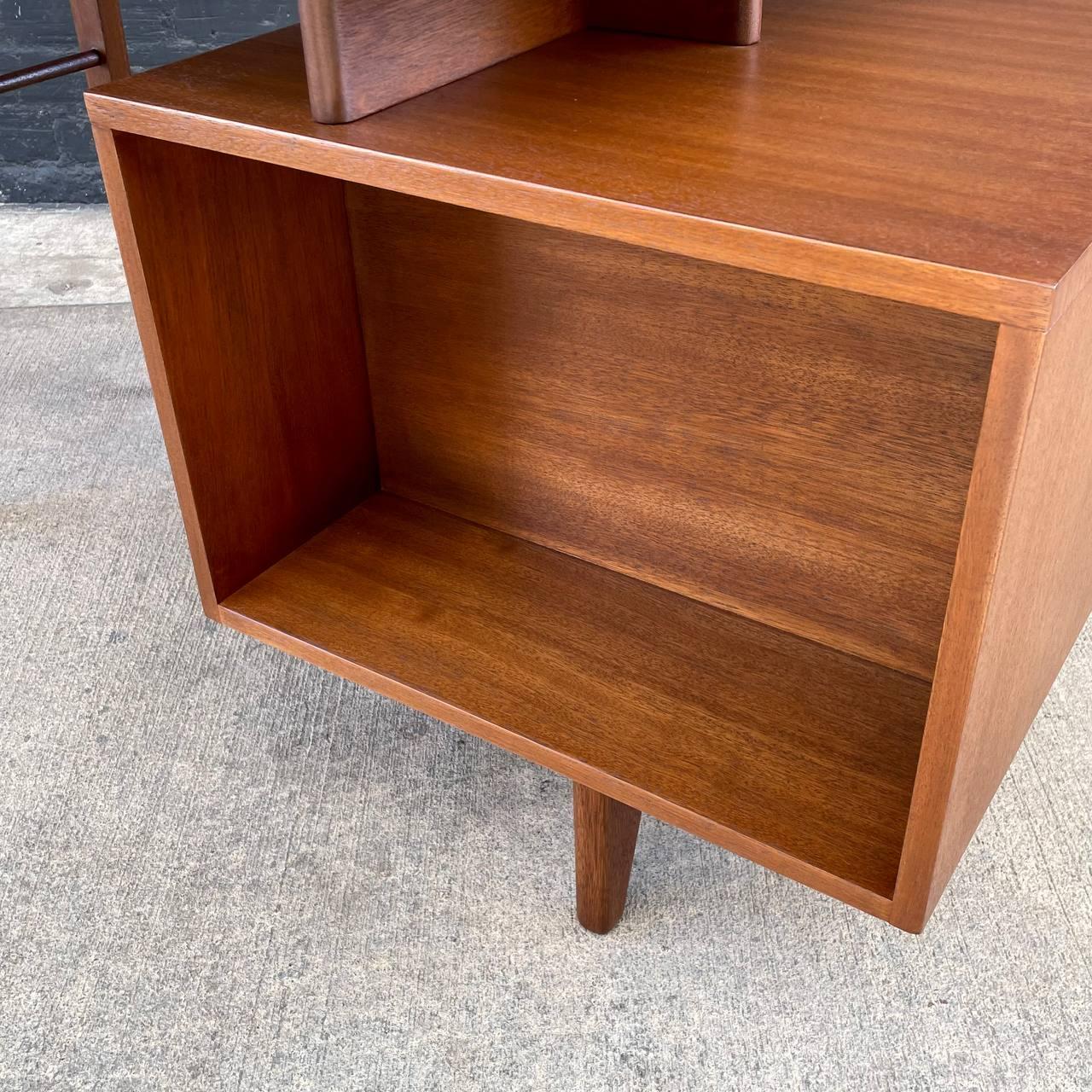 Newly Refinished -Mid-Century Modern Writing Desk by John Keal for Brown Saltman 3