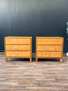 Newly Refinished - Pair of Mid-Century Modern Dressers by Russel Wright