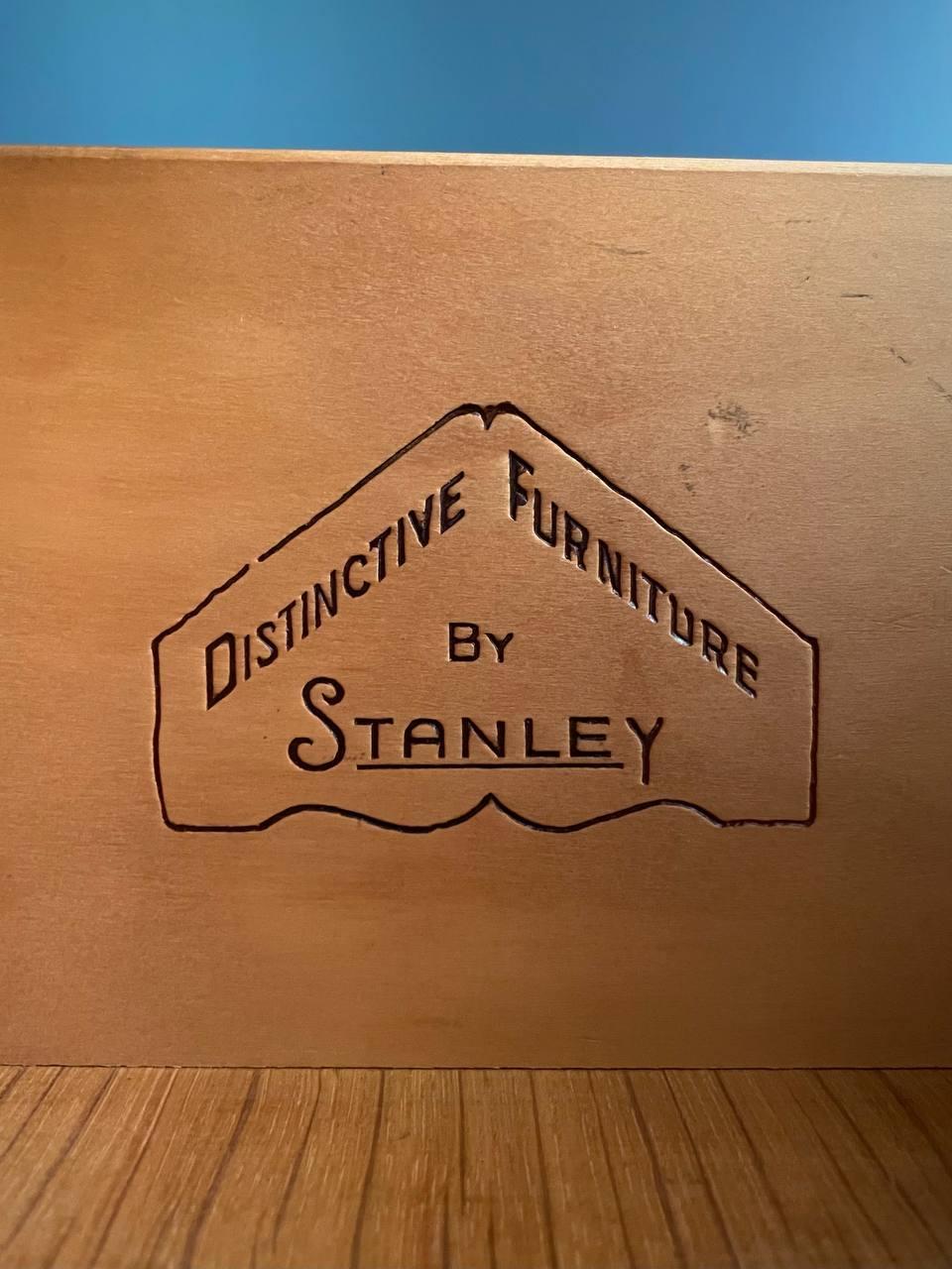 Newly Refinished - Pair of Mid-Century Modern Walnut Dressers by Stanley 5