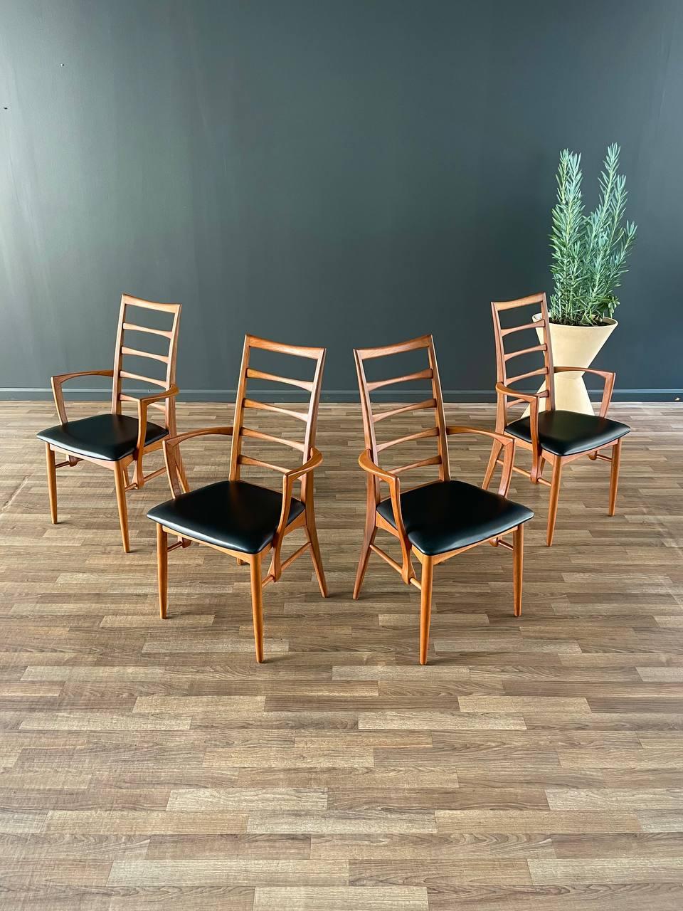 Mid-Century Modern Newly Refinished - Set of 4 Danish Modern 