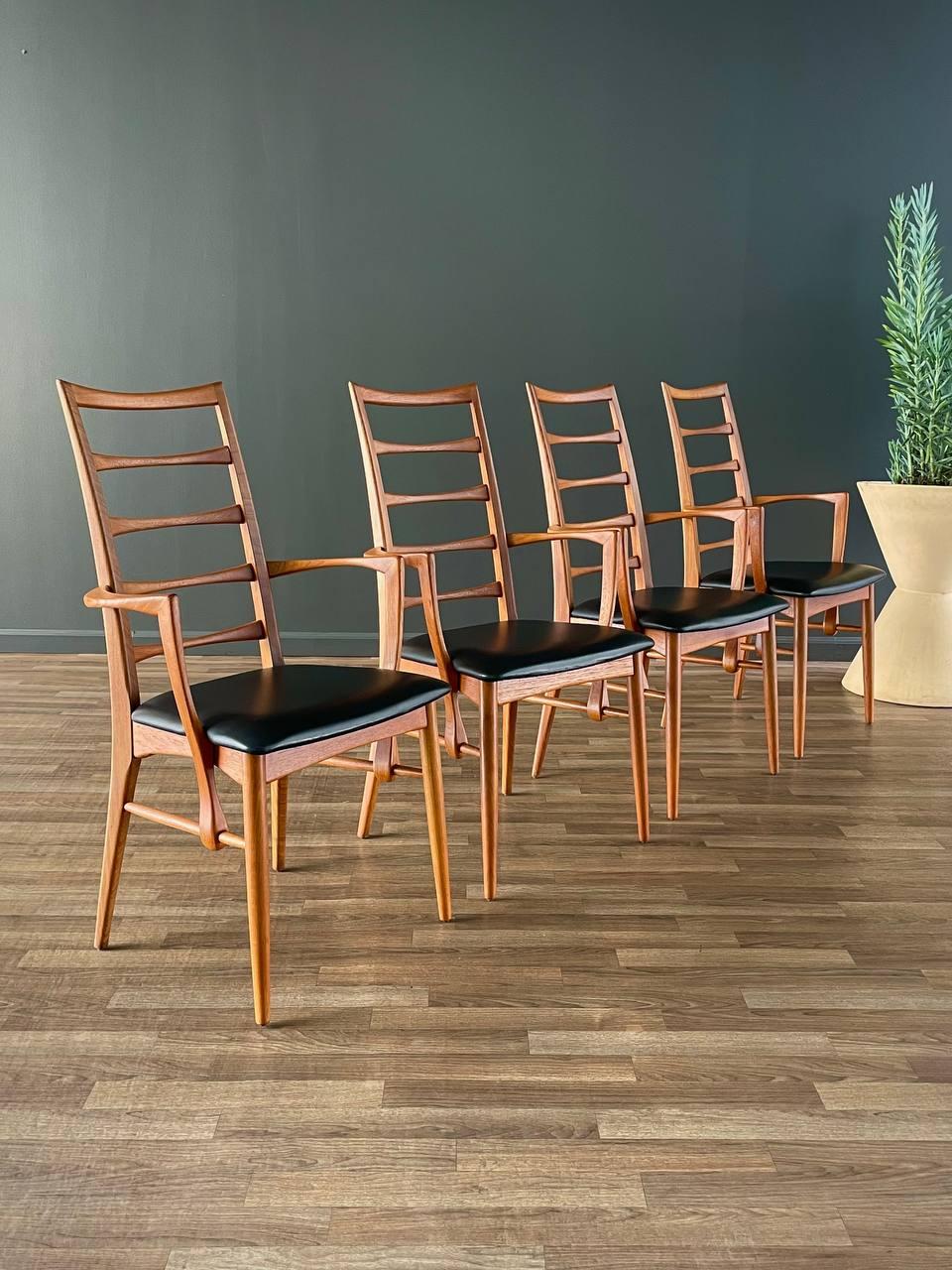 Mid-20th Century Newly Refinished - Set of 4 Danish Modern 