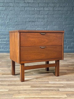 Newly Refinished - Single Mid-Century Modern Walnut Night Stand