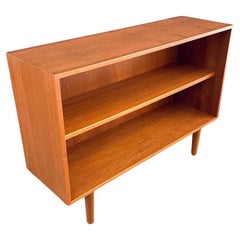 Newly Refinished - Vintage Danish Modern Teak Credenza Bookcase