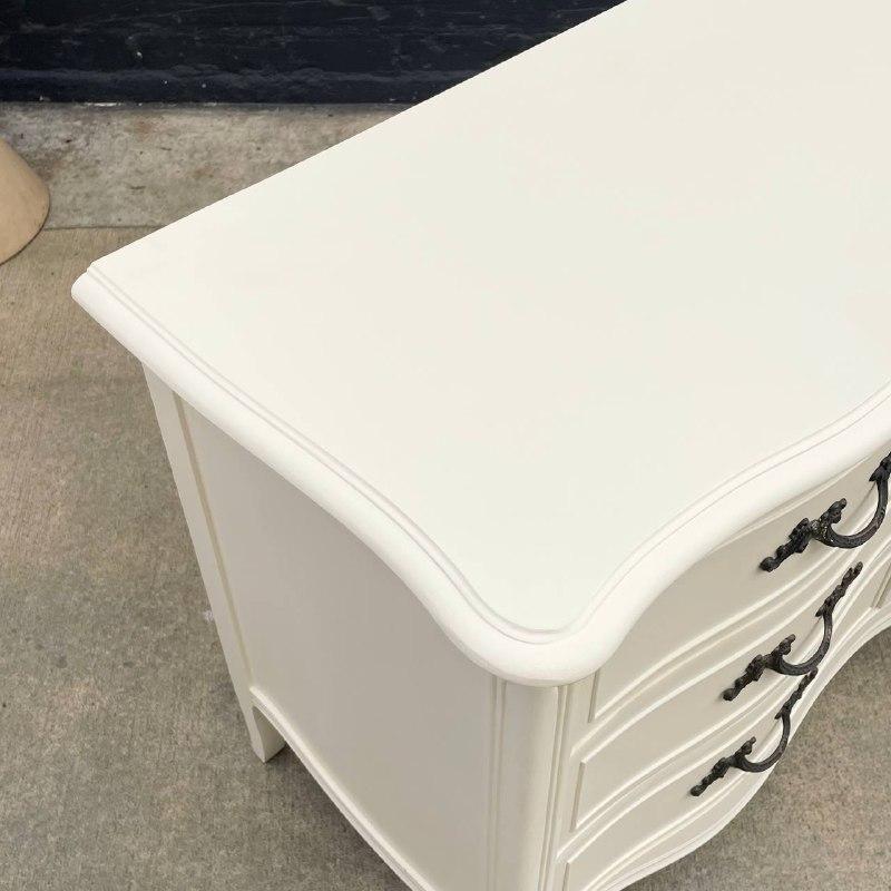 Mid-20th Century Newly Refinished Vintage French Provincial Style Cream Painted Dresser by Drexel