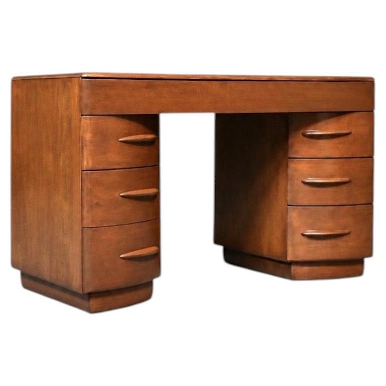Newly Refinished - Vintage Heywood Wakefield “Streamline Modern” Desk