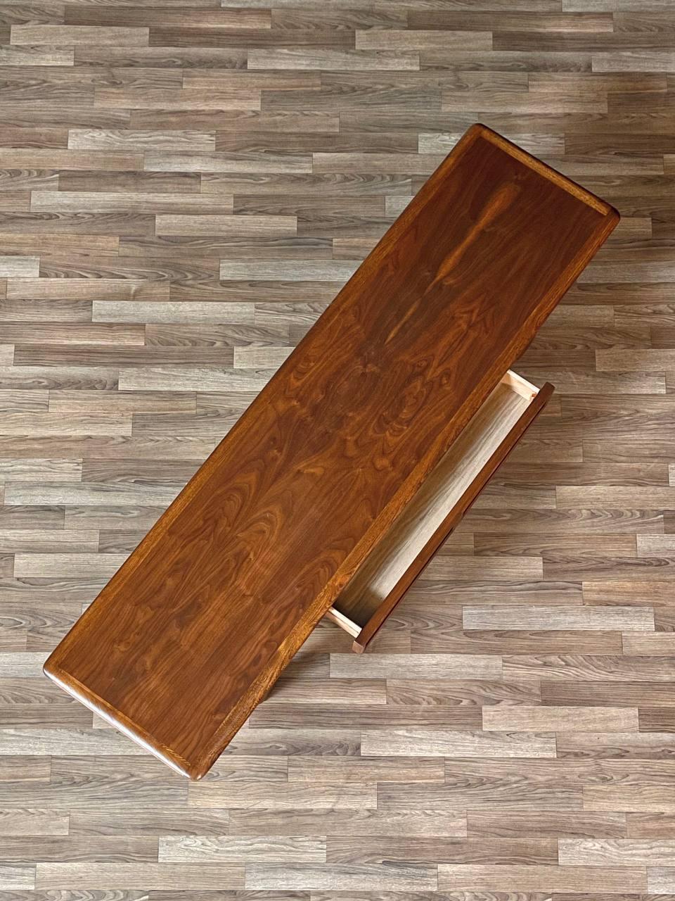 Newly Refinished - Vintage Warren Church “Perception” Coffee Table for Lane In Excellent Condition For Sale In Los Angeles, CA