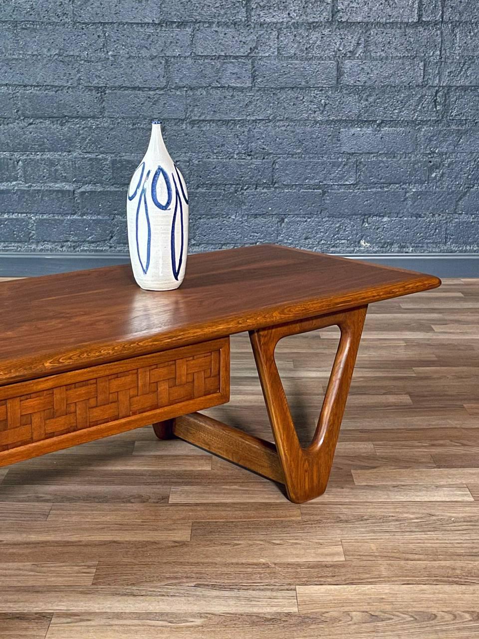 Newly Refinished - Vintage Warren Church “Perception” Coffee Table for Lane For Sale 2