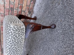 Newly Reupholstered Antique English Bench