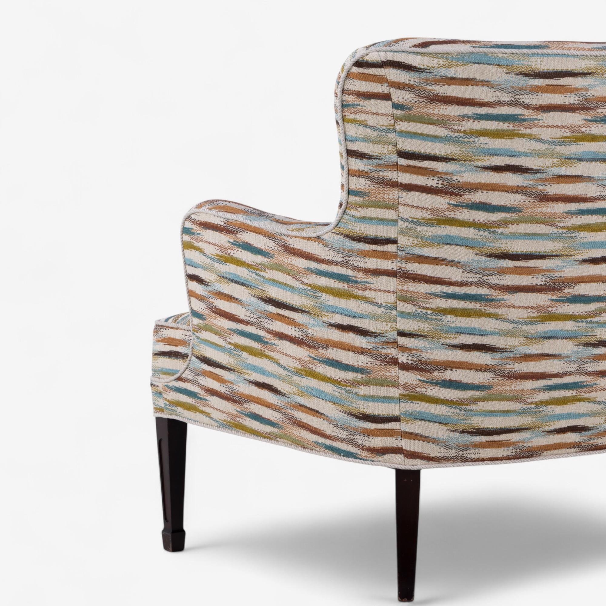 Danish Newly upholstered 2-seater sofa in textile by Frits Henningsen For Sale