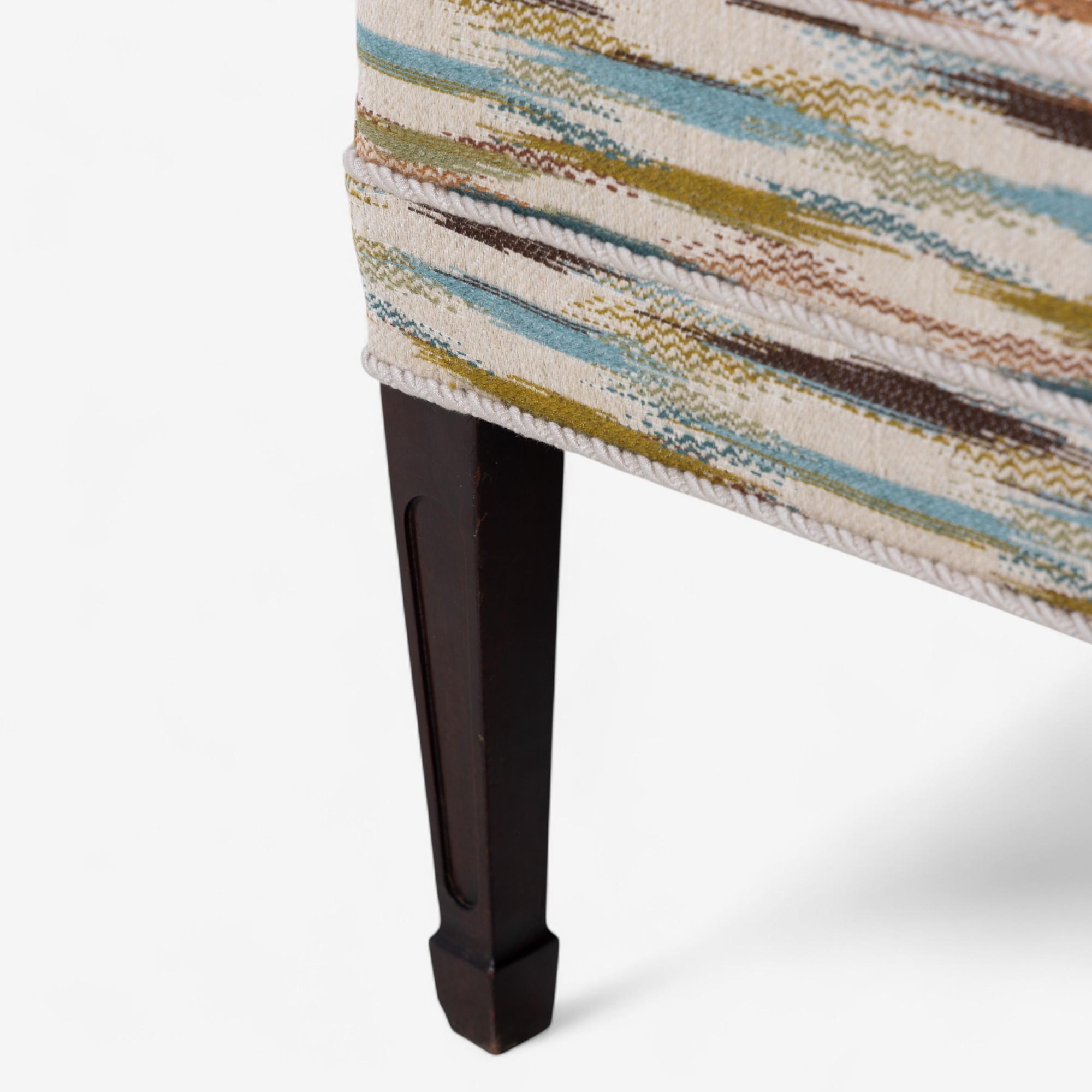 20th Century Newly upholstered 2-seater sofa in textile by Frits Henningsen For Sale