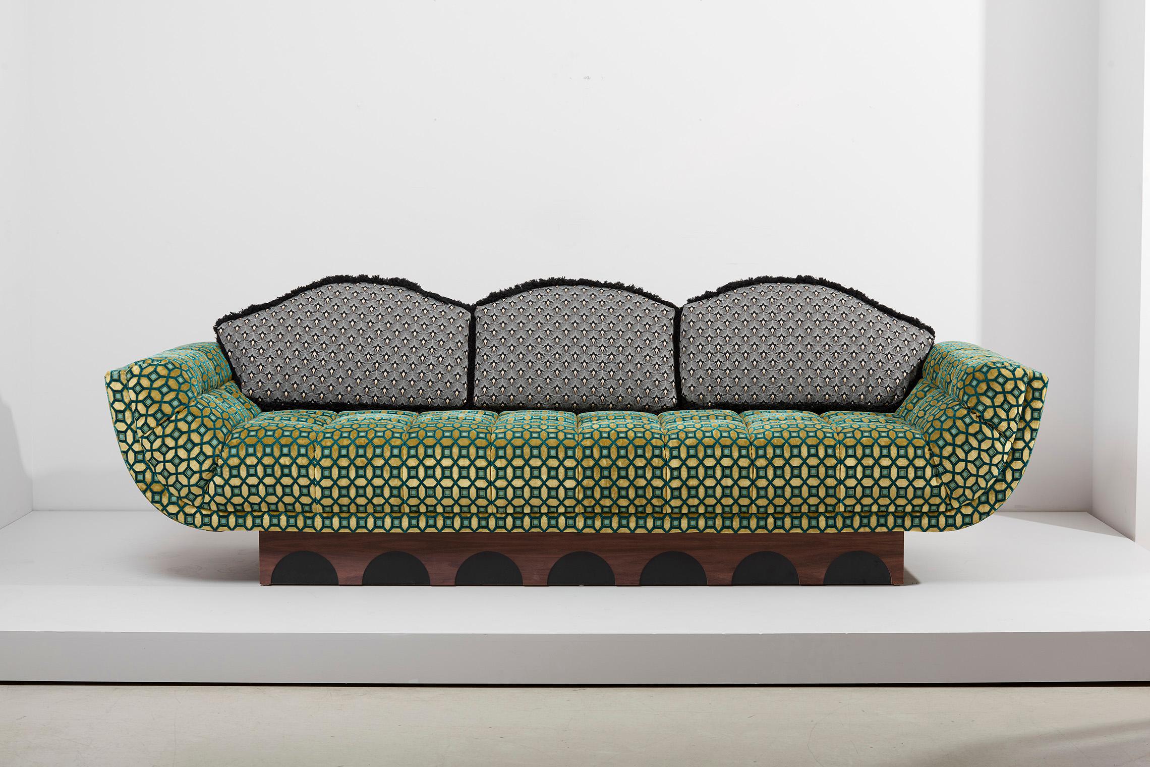 Unique Adrian Pearsall sofa from the 