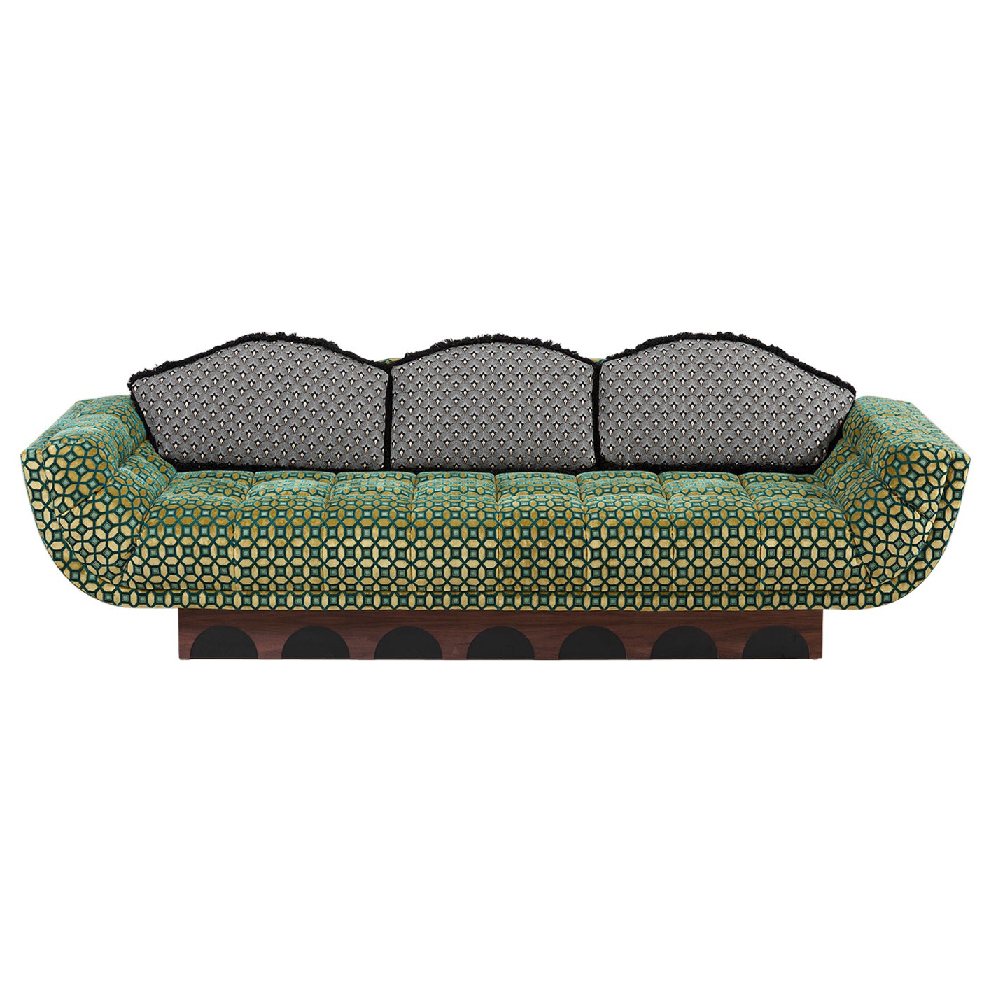 Newly Upholstered Adrian Pearsall "Spanish" Sofa, USA, 1970s