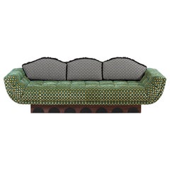 Newly Upholstered Adrian Pearsall "Spanish" Sofa, USA, 1970s