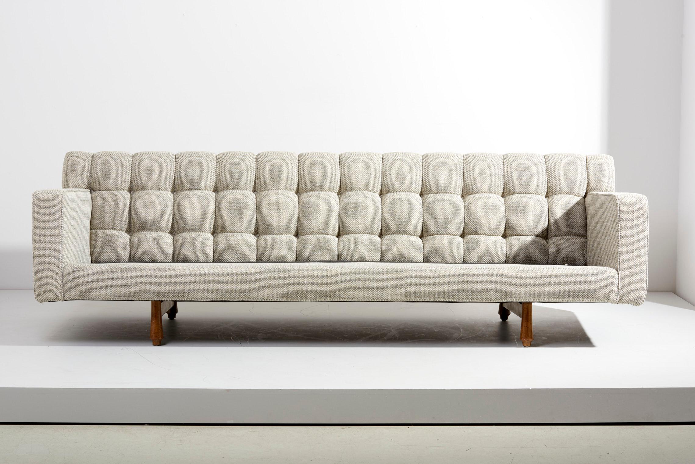 American Newly Upholstered Edward Wormley Sofa for Dunbar, USA, 1960s