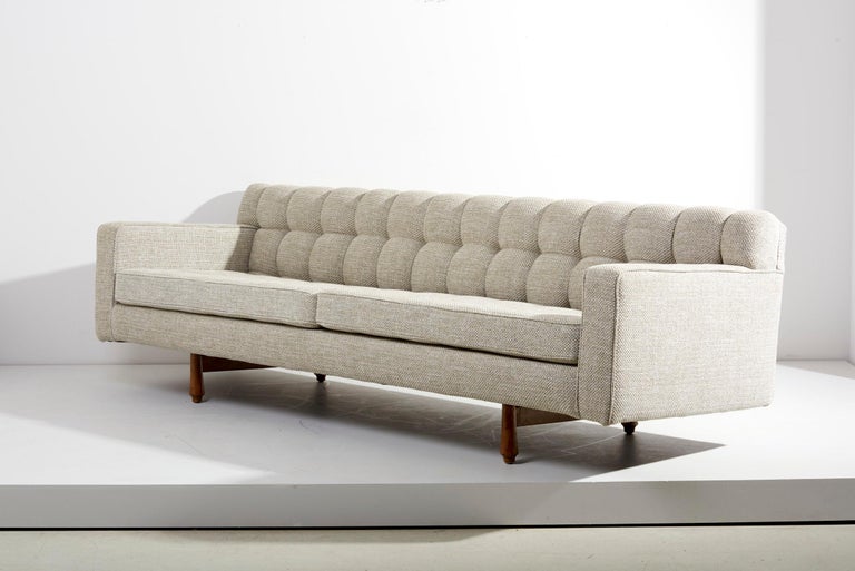 Newly Upholstered Edward Wormley Sofa for Dunbar, USA, 1960s For Sale 1